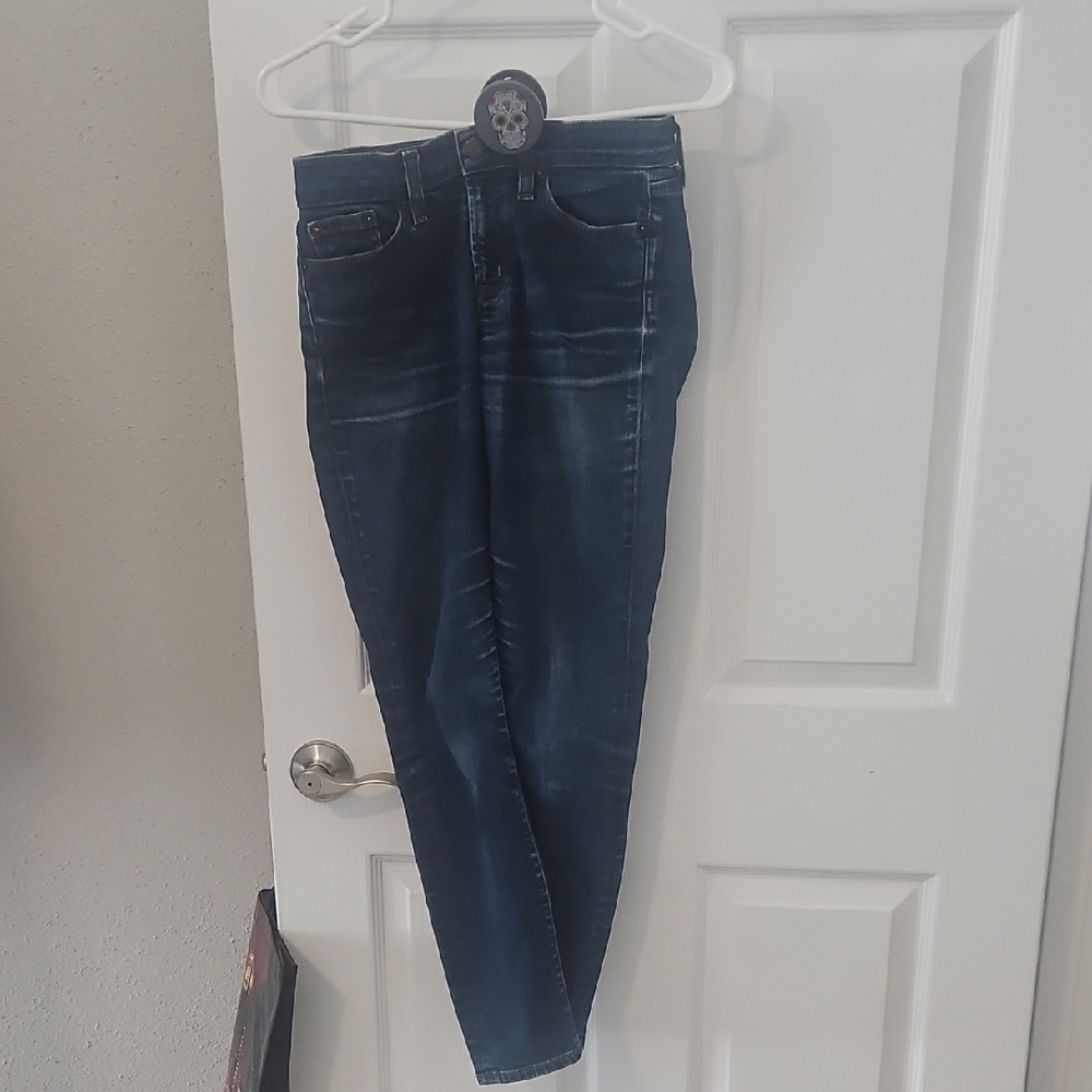 J. Crew Dark Blue Skinny Jeans